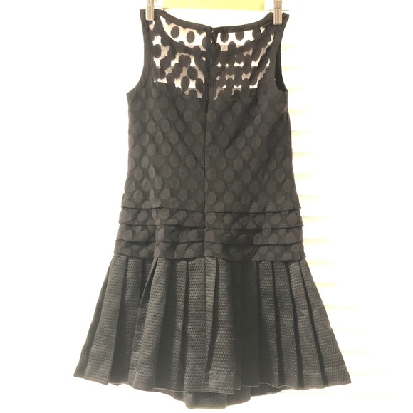 Ann Taylor Polka Dot Sheer Little Black Dress - Picture 2 of 8